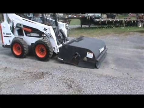 power broom skid steer|bobcat power broom for sale.